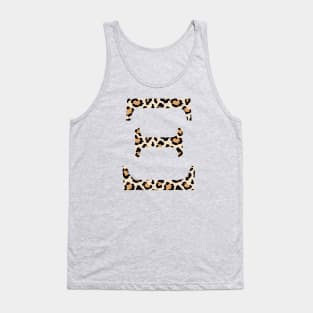 Xi Cheetah Letter Tank Top